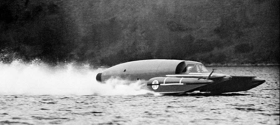 Donald Campbell’s Bluebird set a new record